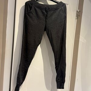 Dark Gray Speckled Joggers With Drawstring - No Tags